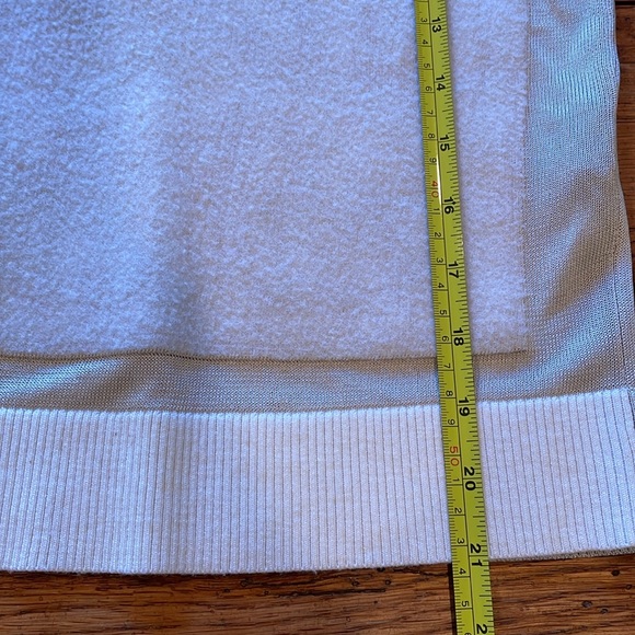 Rag & Bone Double Tone Mixed Materials Contrast Cream and Ivory Vneck Sweater - Picture 7 of 7